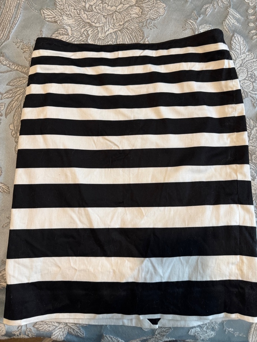 White House Black Market Black and White Striped Pencil Skirt  #1